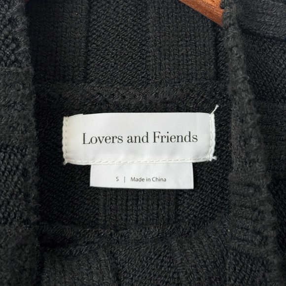 Lovers & Friends Taytay Sweater Dress in Black - Size S & XS - Picture 12 of 15